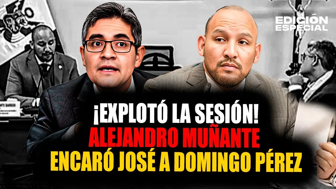 Reproducir: #EnVivo José Domingo Pérez y el tenso cruce con Alejandro Muñante en comisión del congreso