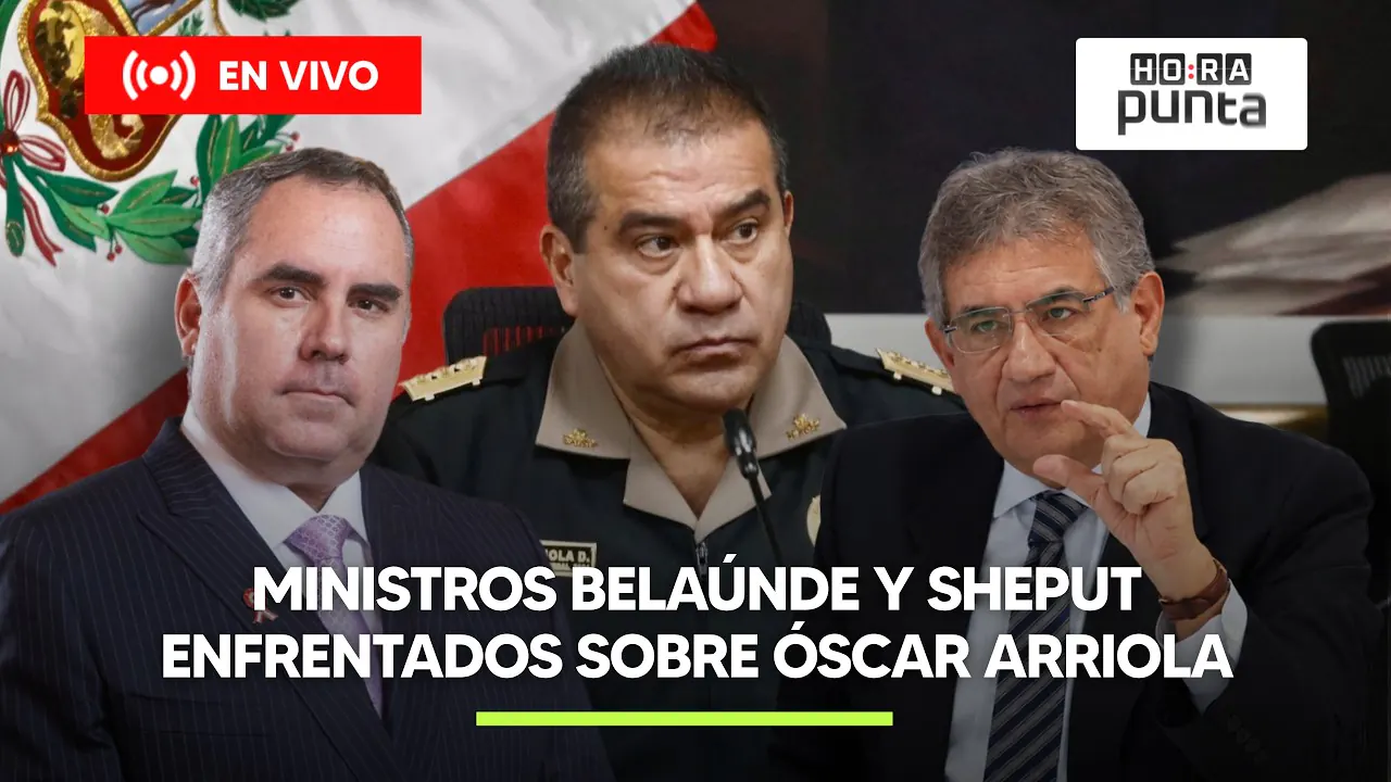 Reproducir: GOBIERNO DIVIDIDO POR GENERAL ARRIOLA: SHEPUT PIDE SU SALIDA Y BELAÚNDE LO RESPALDA | HORA PUNTA