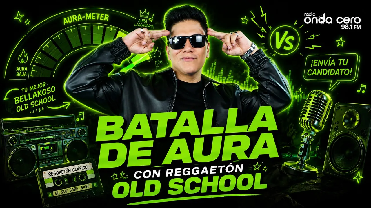 Reproducir: BATALLA DE AURA CON LO MEJOR DEL REGGAETÓN OLD SCHOOL🔥 - A TODA ONDA - RADIO ONDA CERO