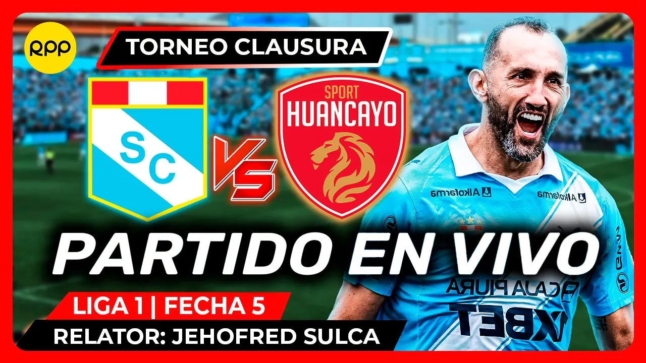 Reproducir: SPORTING CRISTAL VS SPORT HUANCAYO 🔴EN VIVO LIGA 1 TORNEO CLAUSURA 2026 | Transmisión Oficial RPP