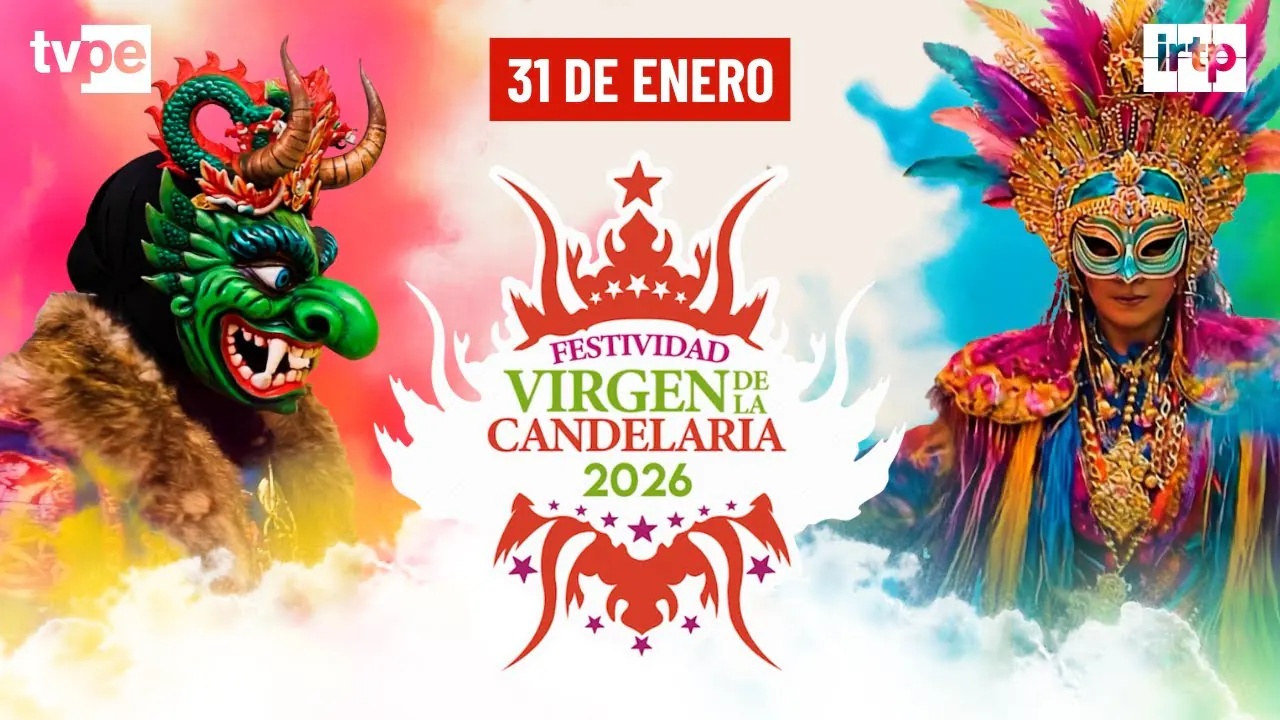 Reproducir: 🔥🎭 Festividad Virgen de la Candelaria 2026 EN VIVO por TVPerú