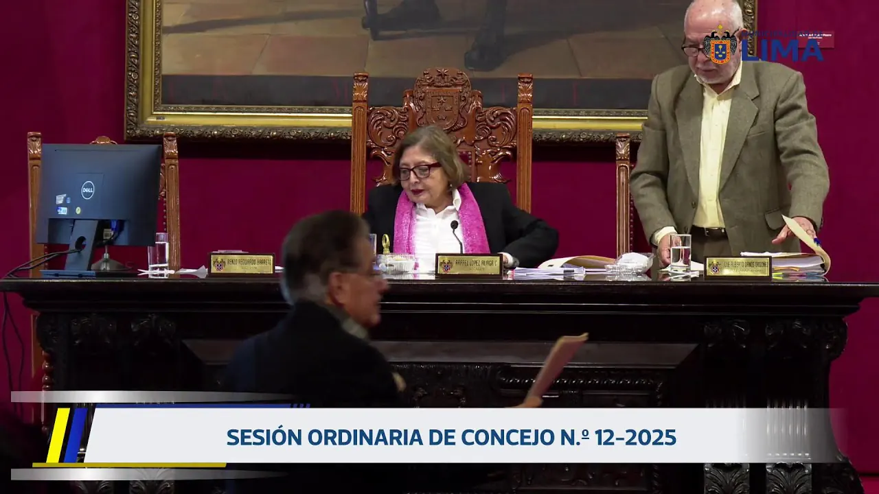 Reproducir: SESIÓN ORDINARIA DE CONCEJO N.º 12-2025 | 26 de junio.