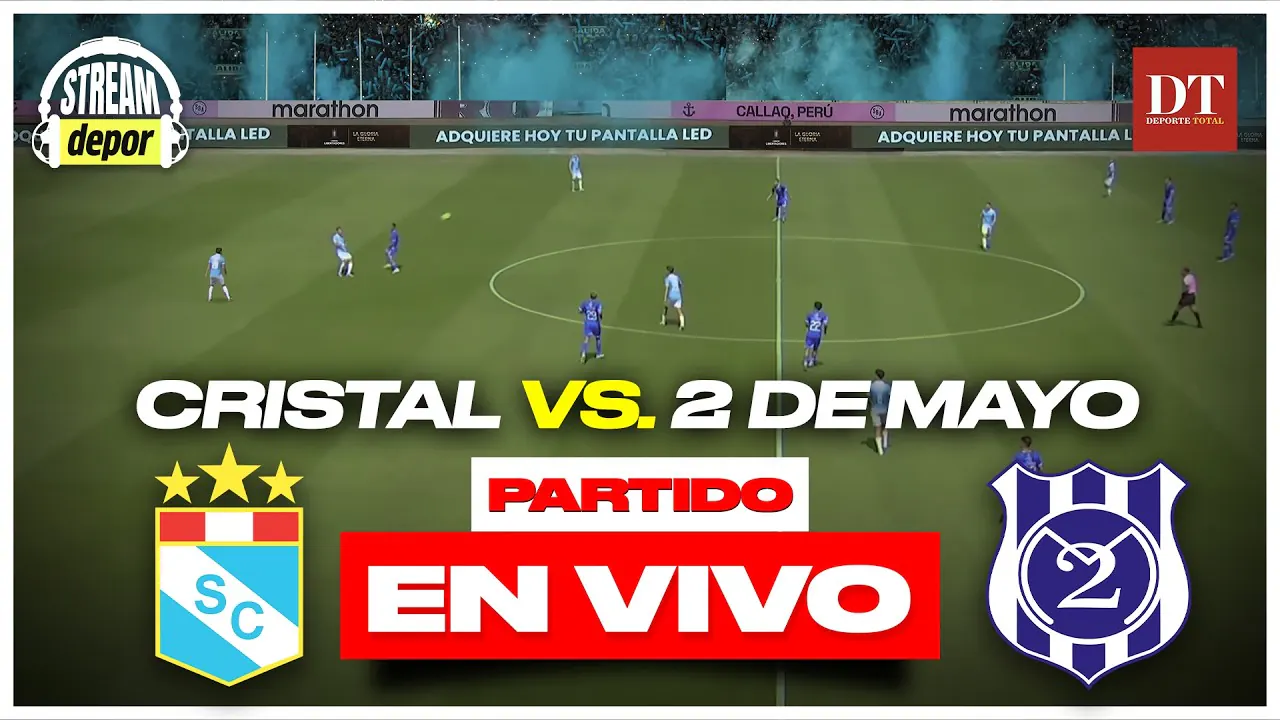 Reproducir: SPORTING CRISTAL vs 2 DE MAYO EN VIVO | COPA LIBERTADORES 2026 | Stream Depor