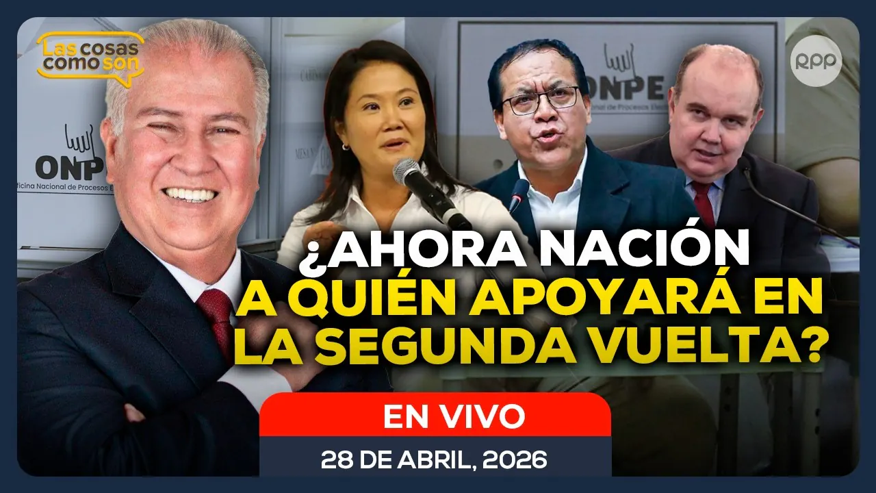 Reproducir: Alfonso López Chau en Las Cosas Como Son: ¿a quién apoyará Ahora Nación en segunda vuelta?