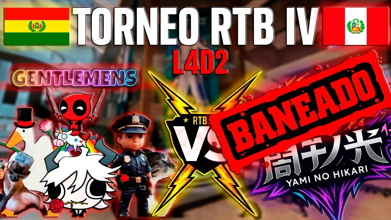 Reproducir: TORNEO RTB IV  LEFT 4 DEAD 2 | Yami No Hikari VS Gentlemans | Bolivia/PE VS Perú | RONDA 1 |