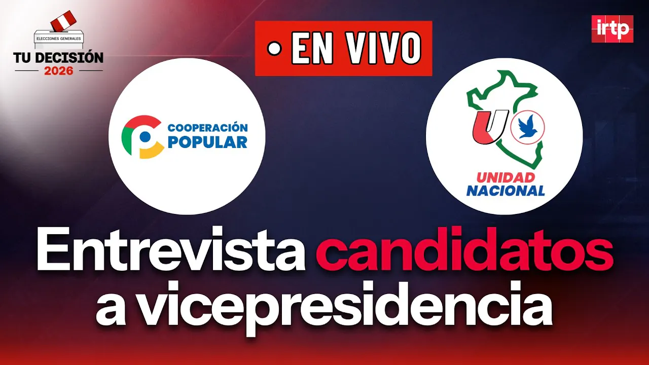 Reproducir: Candidatos a la vicepresidencia: Cooperación Popular y Unidad Nacional  | “Tu decisión 2026”