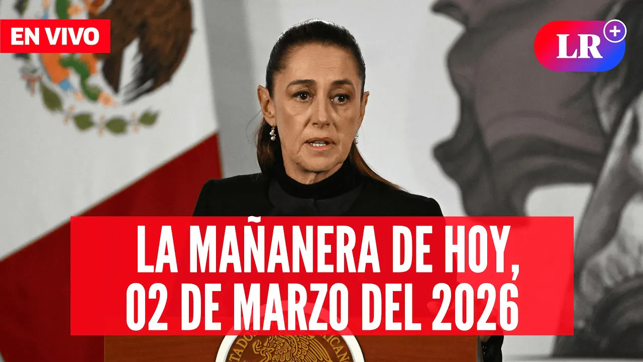 Reproducir: 🔴 Claudia Sheinbaum EN VIVO en la Mañanera de HOY, 2 de marzo de 2026 | #LR
