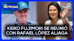 Keiko Fujimori y Rafael López Aliaga sostuvieron una reunión en San Isidro