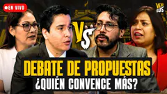 FRANK KRKLEC VS. ALONSO CORNEJO / MÓNICA YAYA VS. MILAGROS SALAZAR, EN DEBATE DECISIVO | Versus