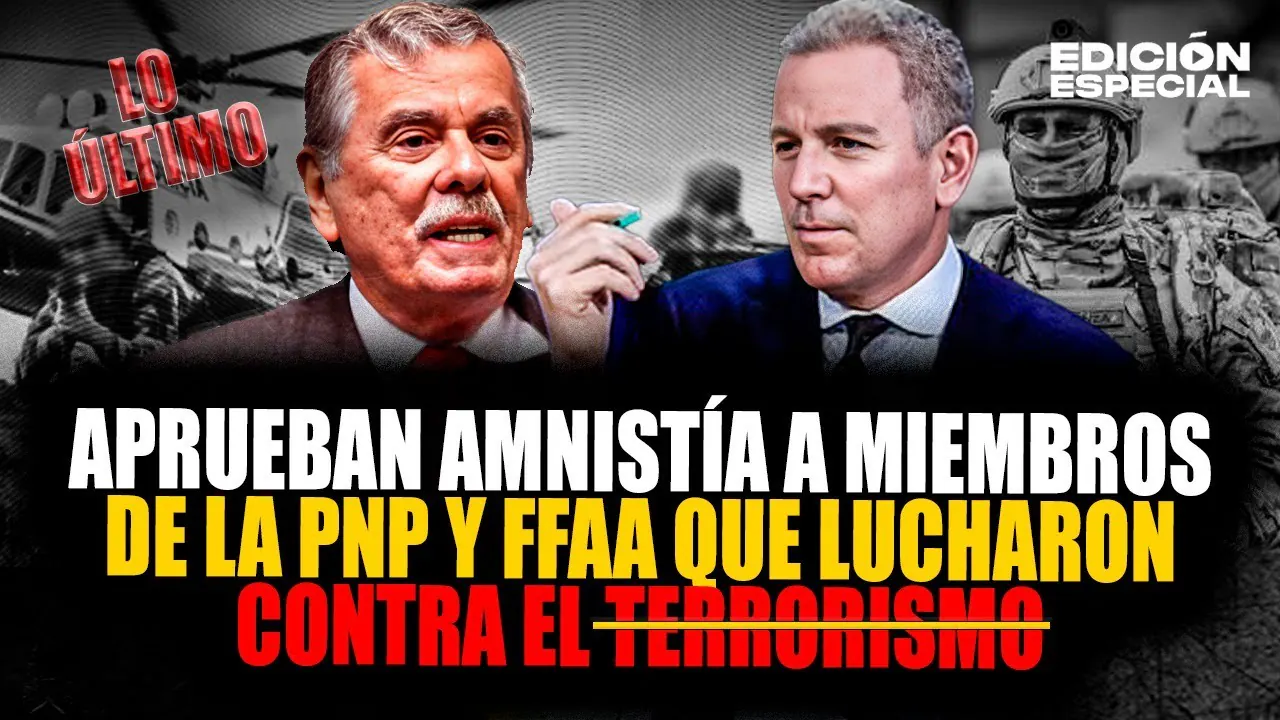 Reproducir: #EnVivo Aprueban amnistía a policías y militares que lucharon contra el terrorismo