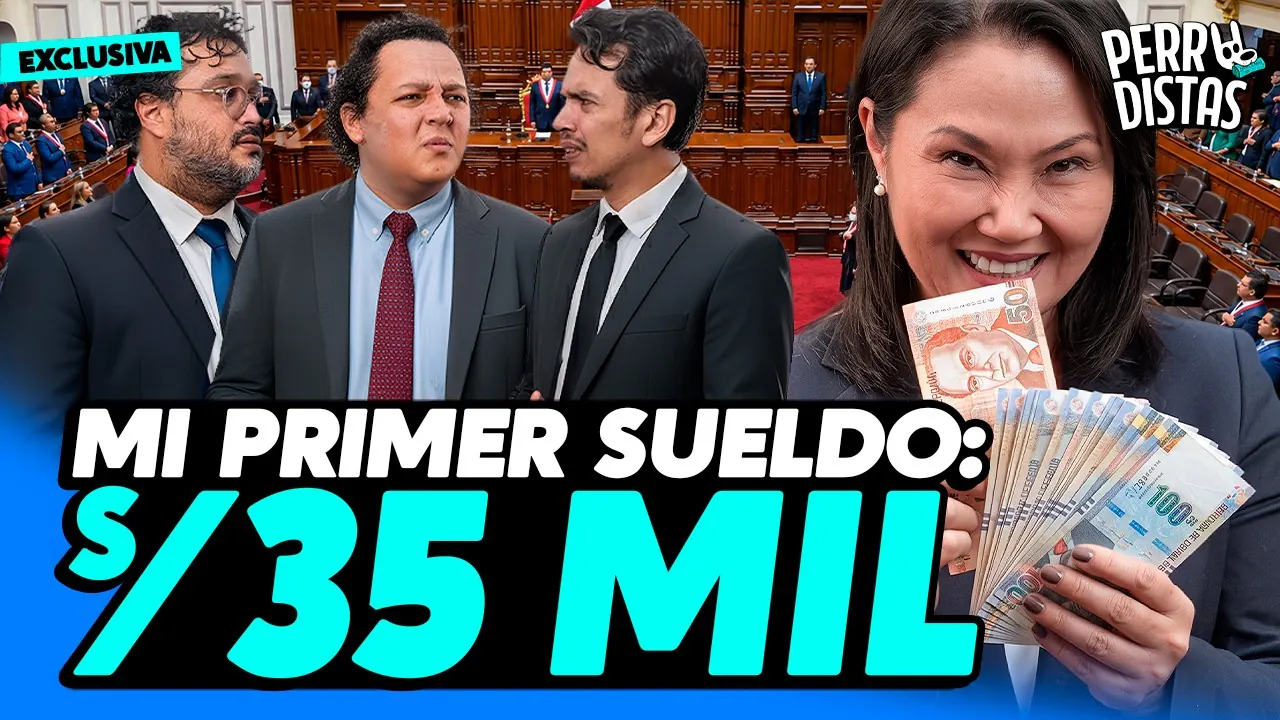 Reproducir: KEIKO FUJIMORI RECIBE SU PRIMER SUELDO COMO PRESIDENTA DE LA REPÚBLICA | PERRODISTAS