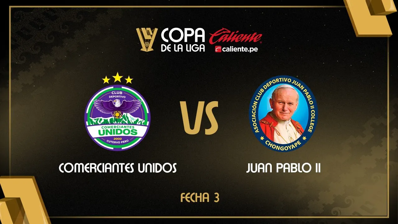 Reproducir: 🔴 EN VIVO | COMERCIANTES UNIDOS  VS JUAN PABLO II | COPA CALIENTE DE LA LIGA | FECHA 3