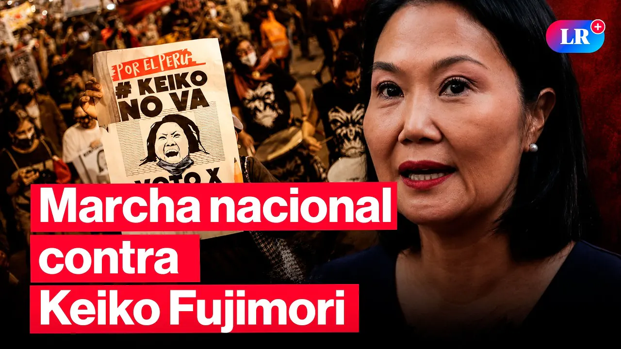 Reproducir: 🔴Keiko Fujimori: diversos colectivos marchan contra la candidata presidencial | #EnVivoLR