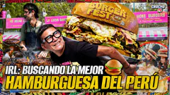 IRL BUSCANDO LA MEJOR HAMBURGUESA PERUANA | BURGER FEST | CROCHO TV