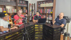 EL GENERAL DONAYRE PISA EL SET DE LIBERTANDO PERÚ