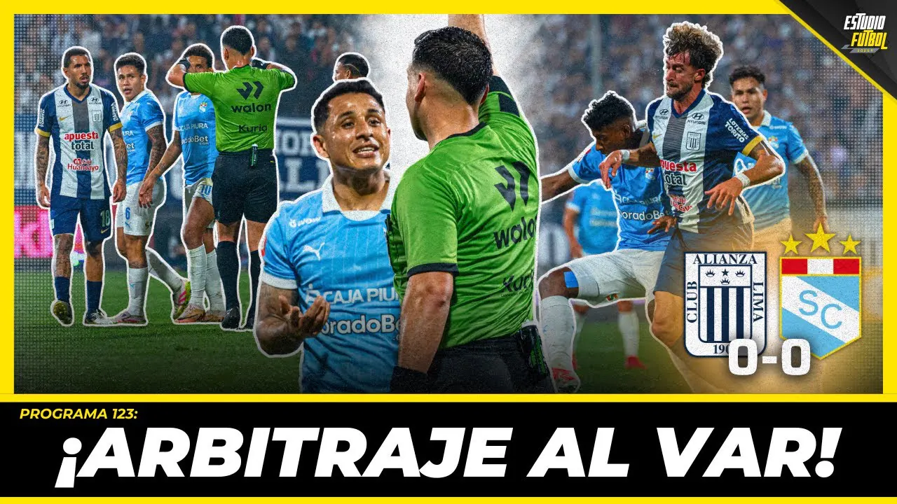 Reproducir: ¡ARBITRAJE AL VAR! Alianza Lima 0-0 Sporting Cristal