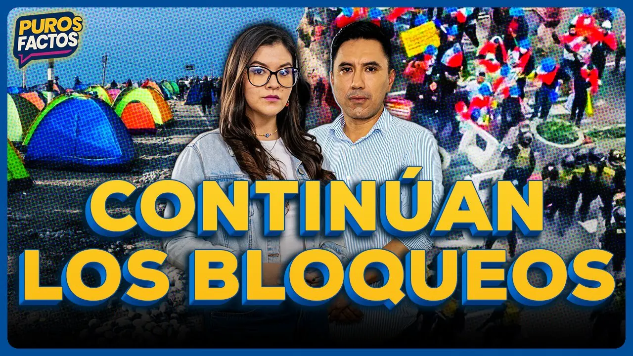 Reproducir: 🚌🚥  VÍAS CONTINÚAN BLOQUEADAS, PERO MINISTRO ASEGURA QUE TODO SE SOLUCIONA EL SÁBADO #PUROSFACTOS
