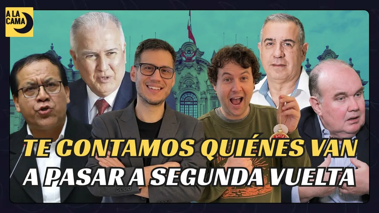 Reproducir: ¿QUIÉNES SERÁN LOS QUE PASEN A SEGUNDA VUELTA? | #AlaCama 15 MAR