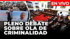 CONGRESO EN VIVO: PLENO DEBATE SOBRE LA OLA DE CRIMINALIDAD EN PERÚ | El Comercio