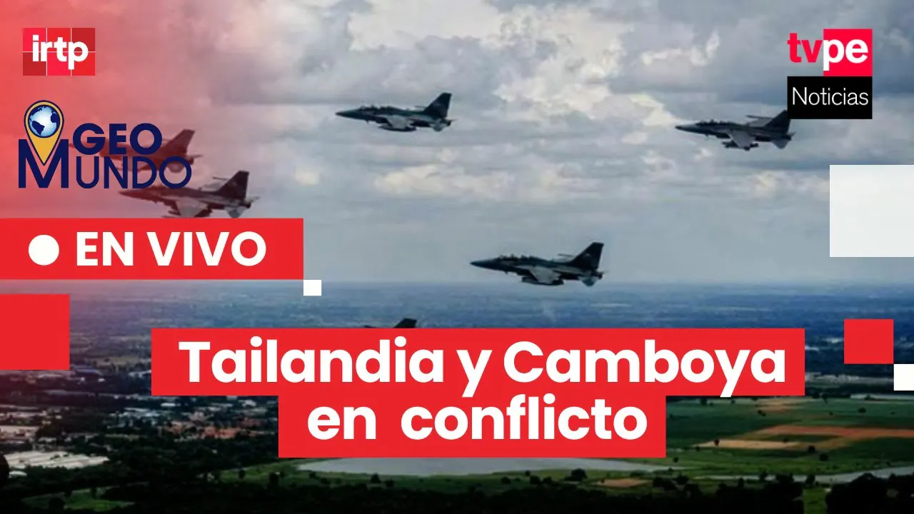 Reproducir: Tailandia y Camboya se atacan con cazas y artillería | 🌎 "Geomundo" EN VIVO