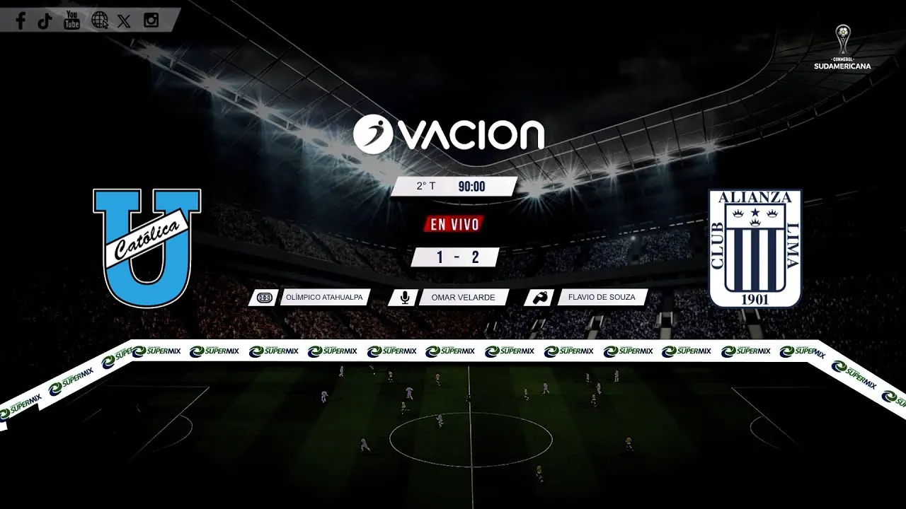 Reproducir: Universidad Católica (ECU) vs. Alianza Lima por RADIO OVACION 🔴 #ENVIVO | COPA SUDAMERICANA