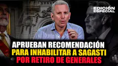#EnVivo Francisco Sagasti: congreso lo inhabilita de postular tras mandar al retiro a generales