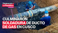 CRISIS DEL GAS: GOBIERNO CONFIRMÓ la culminación de la soldadura de gasoducto | #TLR