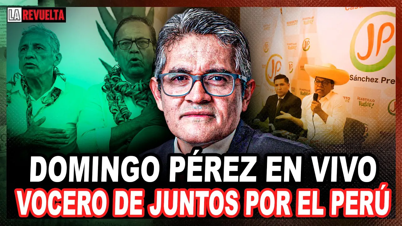 Reproducir: DOMINGO PÉREZ RESPONDE TODO SOBRE ROBERTO SÁNCHEZ | VOCERO DE JP | LA REVUELTA 🔴
