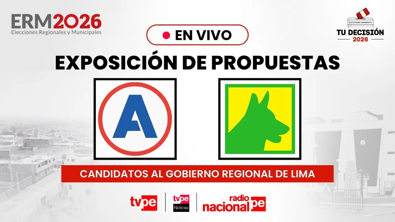 Reproducir: Candidatos al Gobierno Regional de Lima: Alianza Para el Progreso y Progresemos | “Tu decisión 2026”