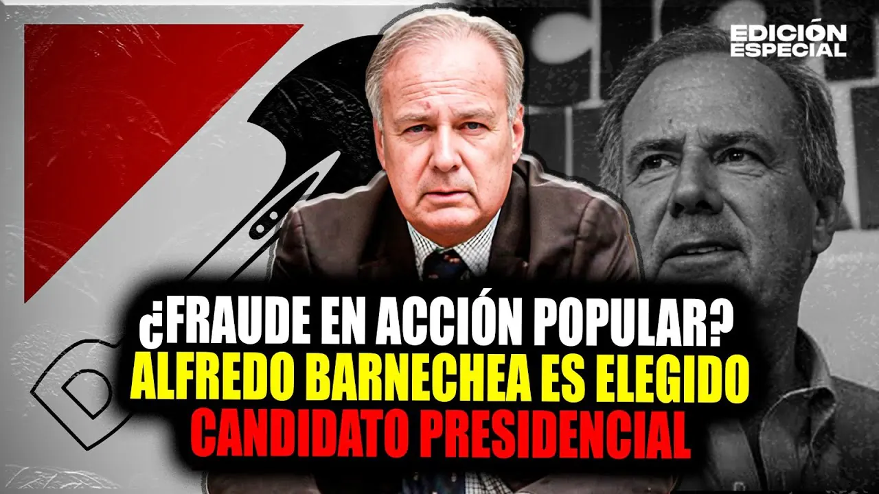 Reproducir: #EnVivo Alfredo Barnechea: denuncias de fraude en Acción Popular tras su elección