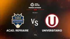 EN VIVO | ACAD. REFRIAIRE VS UNIVERSITARIO | JOMA FUTSAL PRO FPF | TORNEO APERTURA FECHA 1