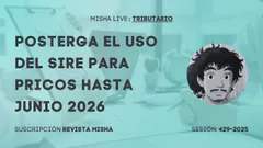 POSTERGA EL USO DEL SIRE PRICOS HASTA JUNIO 2026