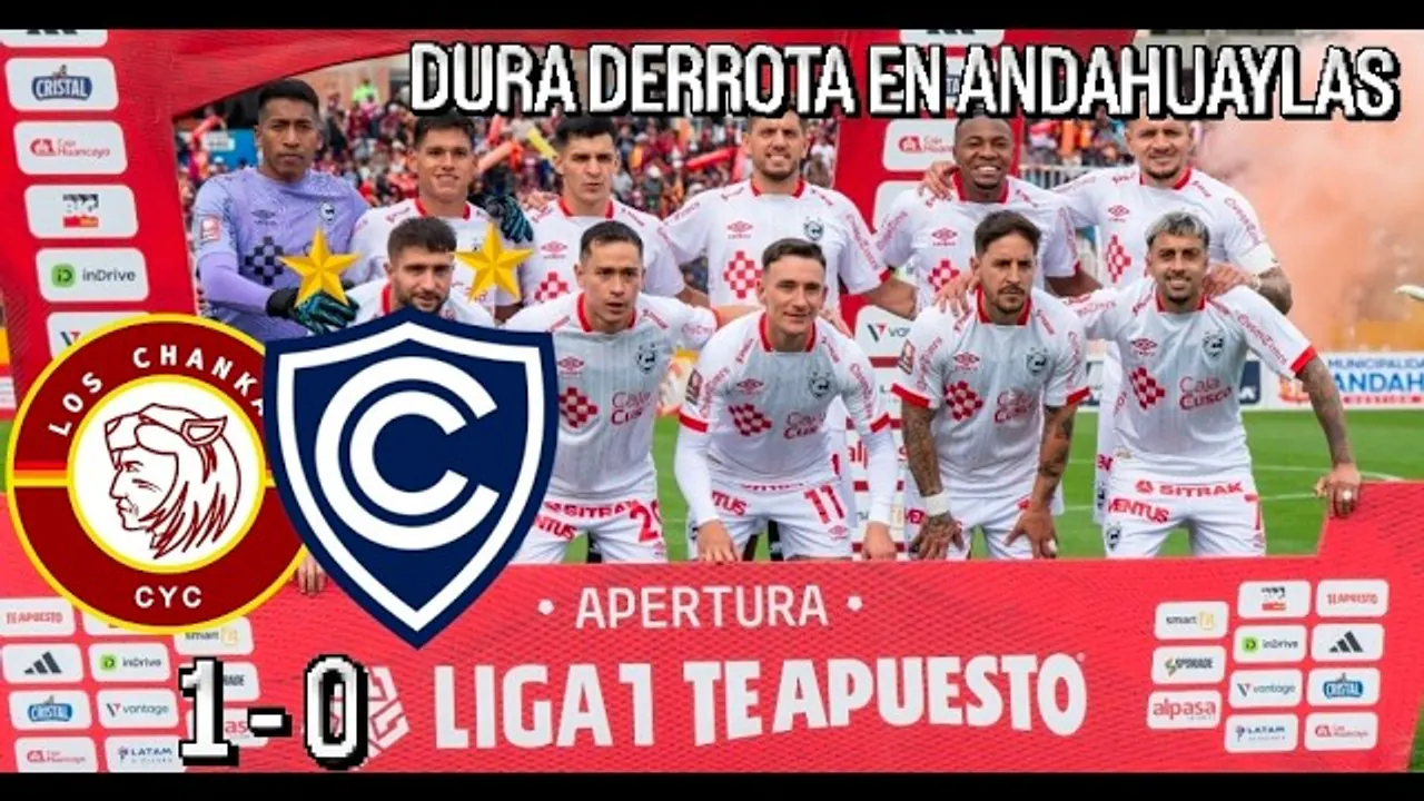 Reproducir: POST SALA: CHANKAS 1-0 CIENCIANO: DURA DERROTA EN ANDAHUAYLAS