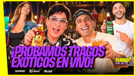 UN CHUPISTREAM DIFERENTE: ¡PROBAMOS TRAGOS EXÓTICOS EN VIVO! | #LAMANADAGALÁCTICA