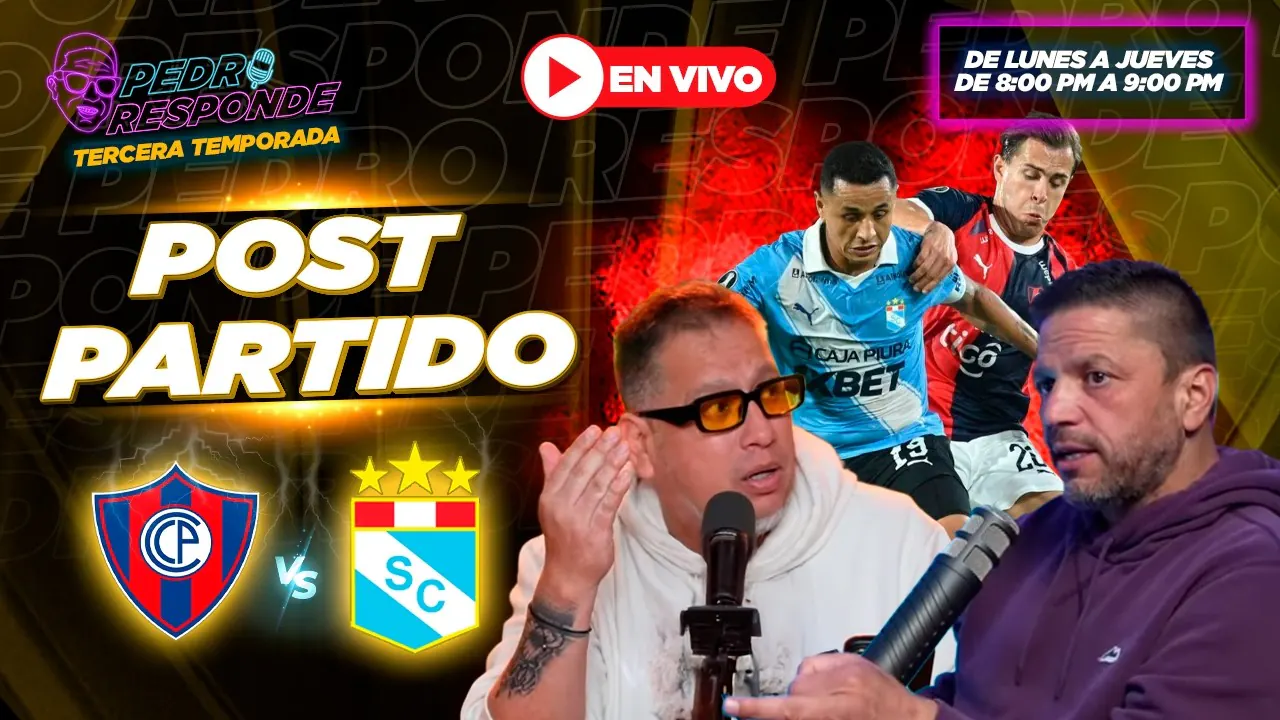 Reproducir: CERRO PORTEÑO VS SPORTING CRISTAL ¡PEDRO RESPONDE EN VIVO!  |#PedroResponde