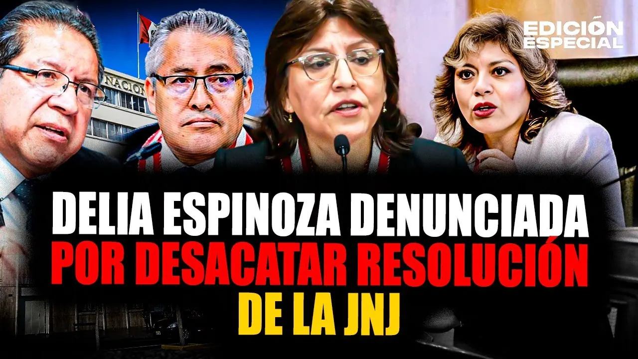 Reproducir: #EnVivo Delia Espinoza y tres fiscales supremos son denunciados por desacatar resolución de la JNJ