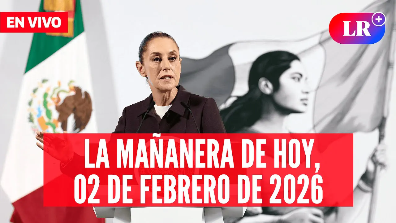 Reproducir: 🔴 Claudia Sheinbaum EN VIVO en la Mañanera de HOY, 02 de febrero 2026 | #LR