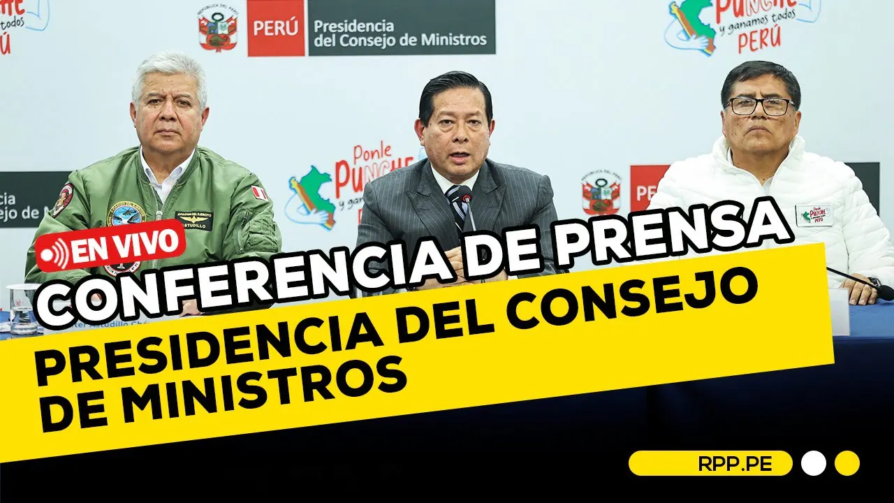 Reproducir: 🔴 #ENVIVO | CONFERENCIA DE PRENSA PCM: ANUNCIOS TRAS CONSEJO DE MINISTROS #RPPESPECIALES