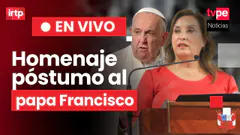 EN VIVO Presidenta Dina Boluarte rinde homenaje póstumo al papa Francisco en Palacio de Gobierno
