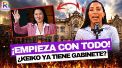 Castillo vuelve al centro y Keiko busca acercarse a Trump