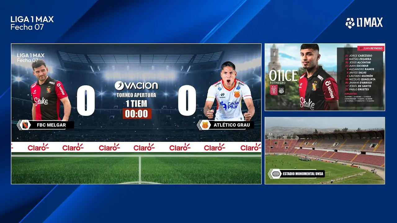 Reproducir: MELGAR VS ATLÉTICO GRAU por RADIO OVACION 🔴 #ENVIVO | LIGA 1 MAX