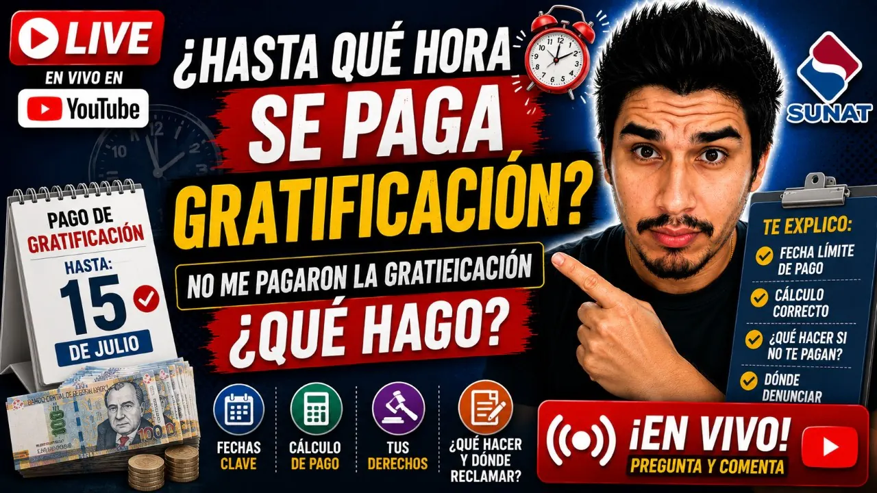 Reproducir: No me pagaron la Gratificación ¿Qué hago?