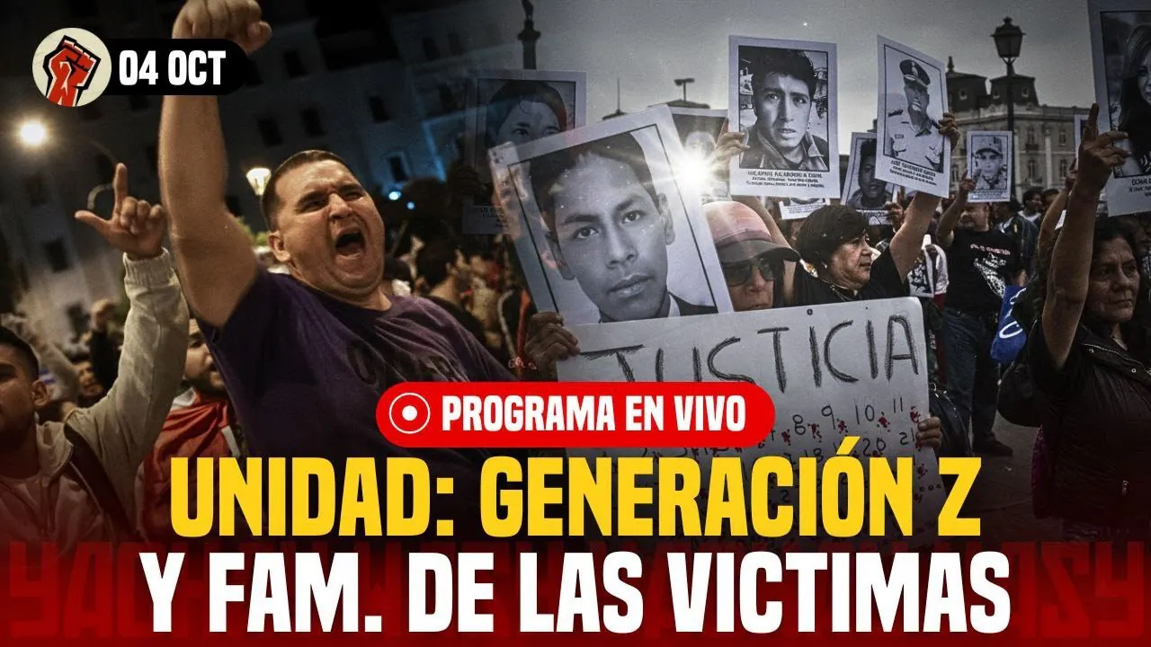 Reproducir: GENERACIÓN Z Y FAMILIARES DE VÍCTIMAS DE BOLUARTE SE UNEN | PROTESTA TOTAL - 04 OCT