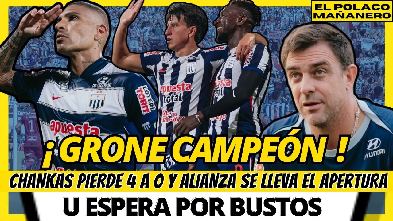Reproducir: ¡ALIANZA LIMA CAMPEÓN DEL TORNEO APERTURA!  - 💪 EL POLACO MAÑANERO
