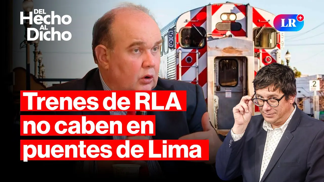Reproducir: TRENES DE RAFAEL LÓPEZ ALIAGA NO PODRÍAN FUNCIONAR EN LIMA | Del Hecho Al Dicho con Jaime Chincha
