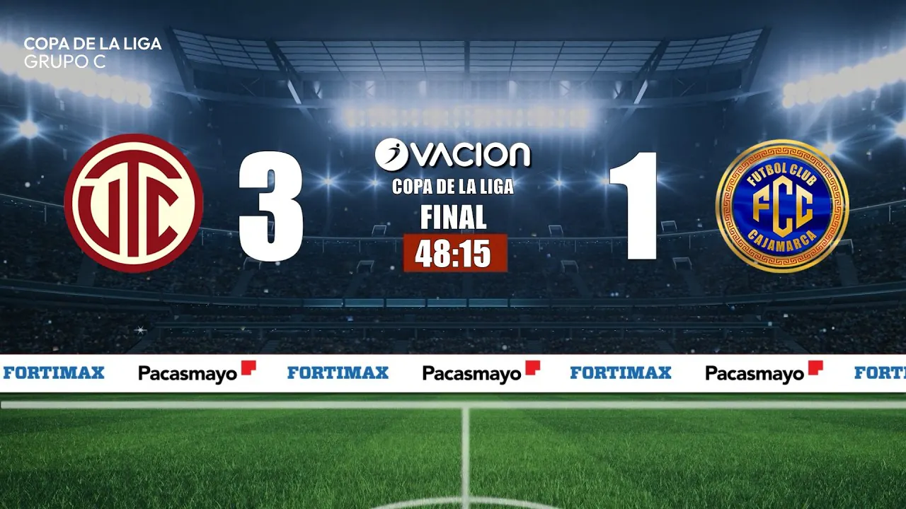 Reproducir: UTC vs FC Cajamarca por RADIO OVACION 🔴 #ENVIVO | COPA DE LA LIGA