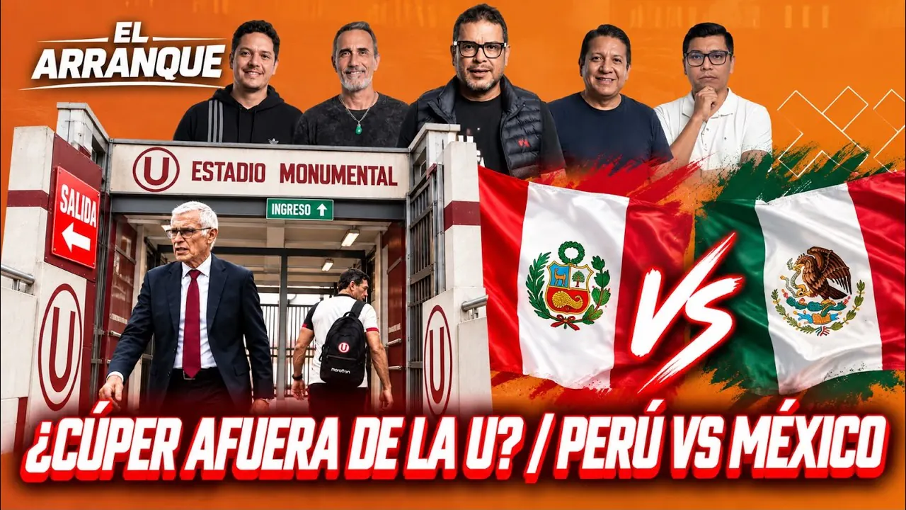 Reproducir: EN VIVO EL ARRANQUE: ¿CÚPER AFUERA DE LA U? - PERÚ VS MÉXICO