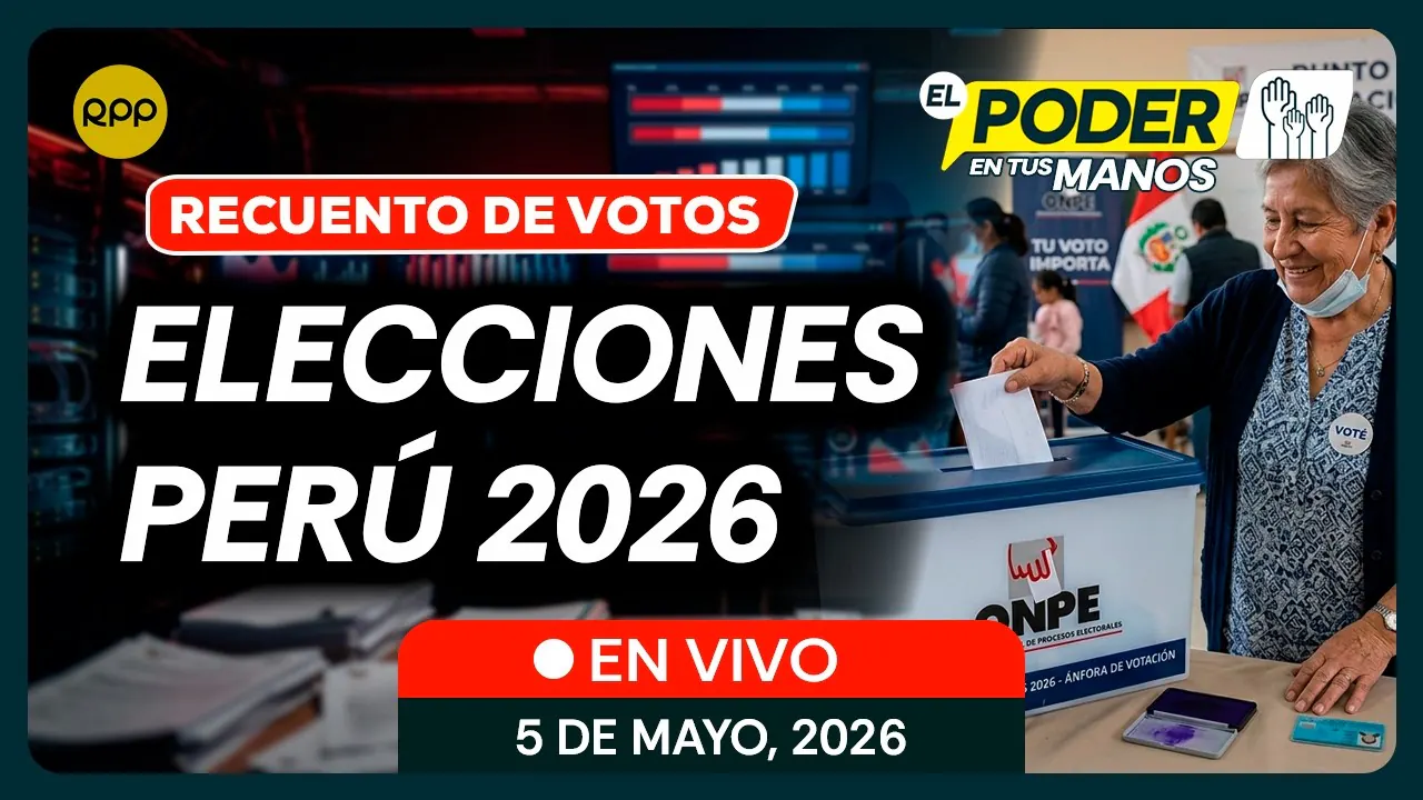 Reproducir: ELECCIONES 2026 PERÚ 🔴 ONPE resultados electorales y recuento de votos del JNE | 05/05/2026
