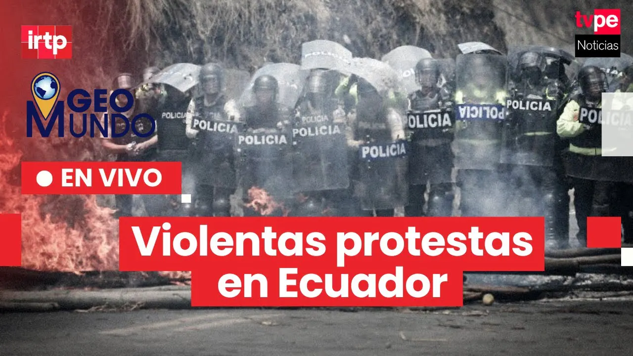 Reproducir: Ecuador: unos 60 detenidos en protestas contra el presidente Noboa |  🌎 Geomundo