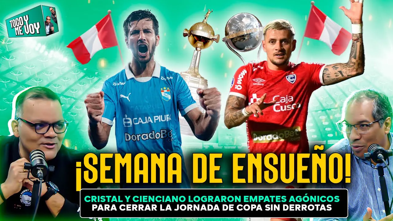 Reproducir: #ENVIVO 🔴 CRISTAL Y CIENCIANO EMPATARON EN LAS COPAS Y SE CERRÓ UN SEMANA PERFECTA  #TOCOYMEVOY